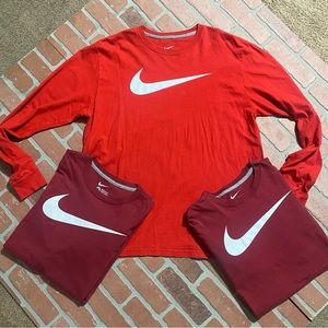 Nike long sleeve T-shirt bundle